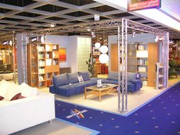 Stand d'exposition de Hans Segmüller, usine de meubles rembourrés