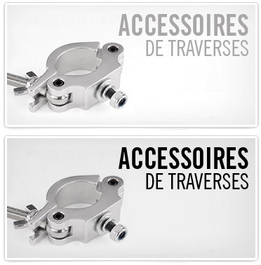 Accessoires de traverses